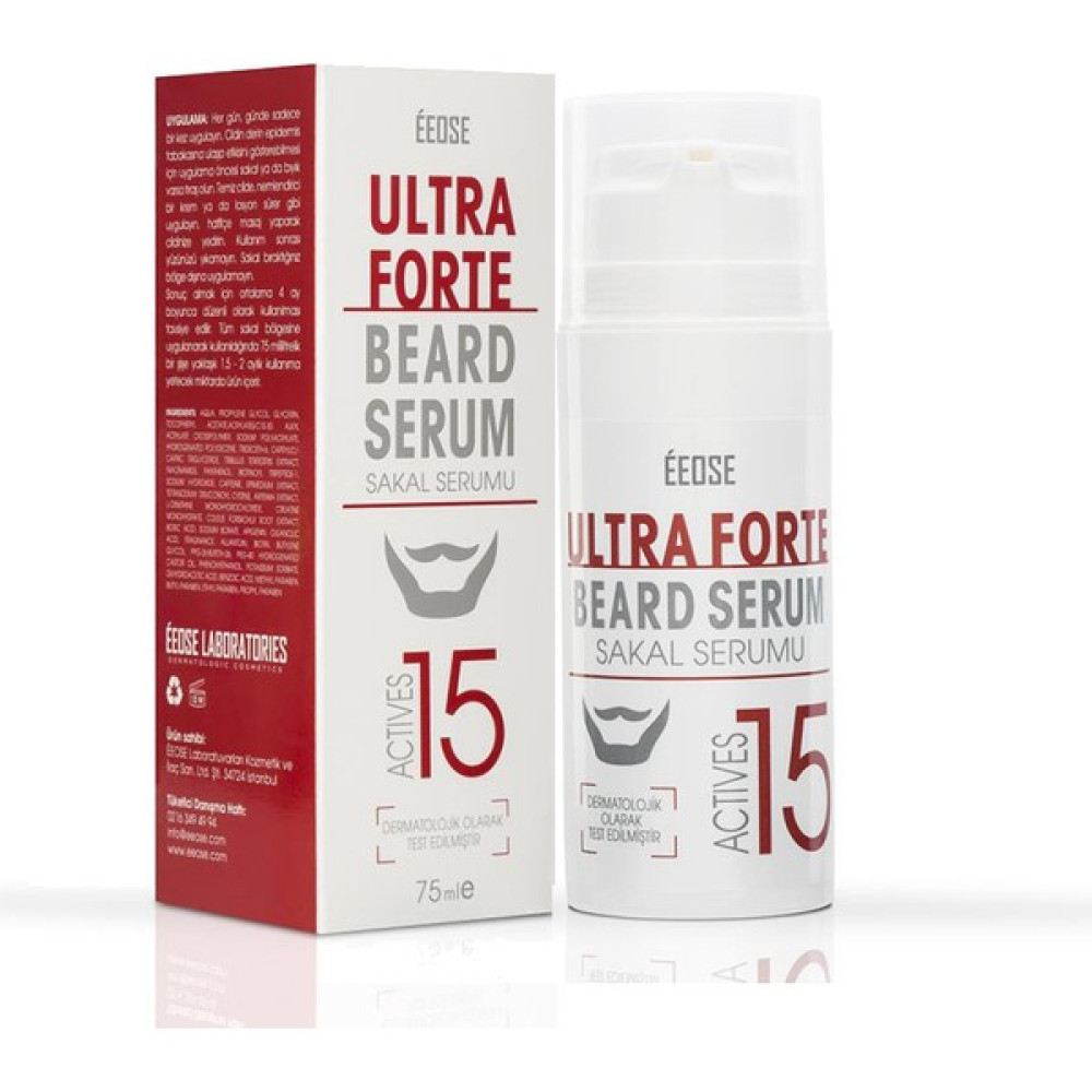 Ultra Forte Actives 15 Sakal Serumu 75 ml Cilt ve Yüz Bakımı Fiyatı