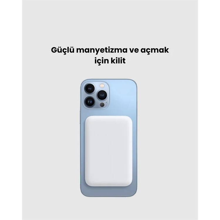 Ultra Ince Manyetik Powerbank – Hızlı Şarj, Güçlü Tutuş, 10000 Mah Kapasite Tdms-07 - Renkli Taşınabilir Şarj Cihazı - Powerbank Fiyatı
