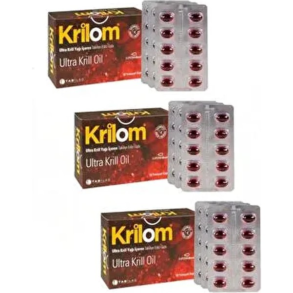 Ultra Krill Oil 30 Yumuşak Kapsül 3 Adet - Aromasız Diğer Fiyatı