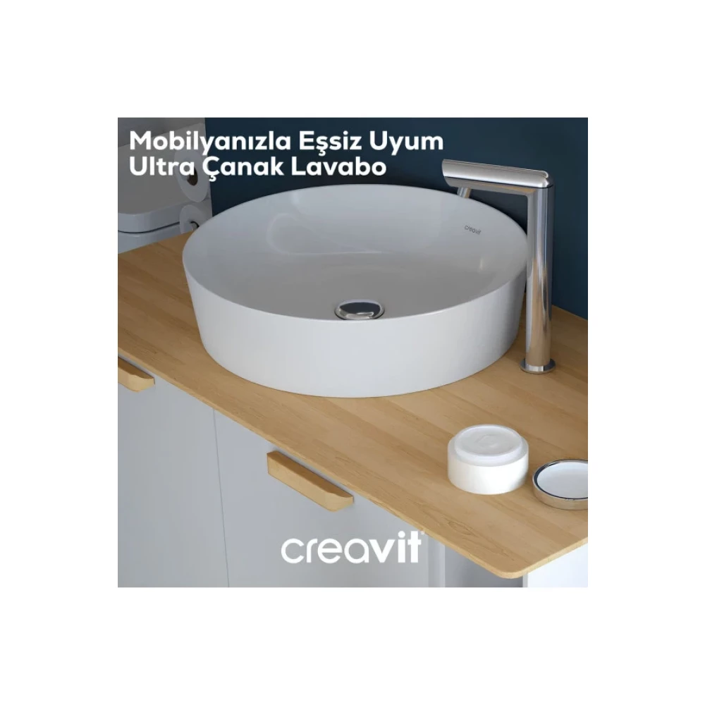 Ultra Yuvarlak Canak Lavabo 45 Cm Lavabo Fiyatı