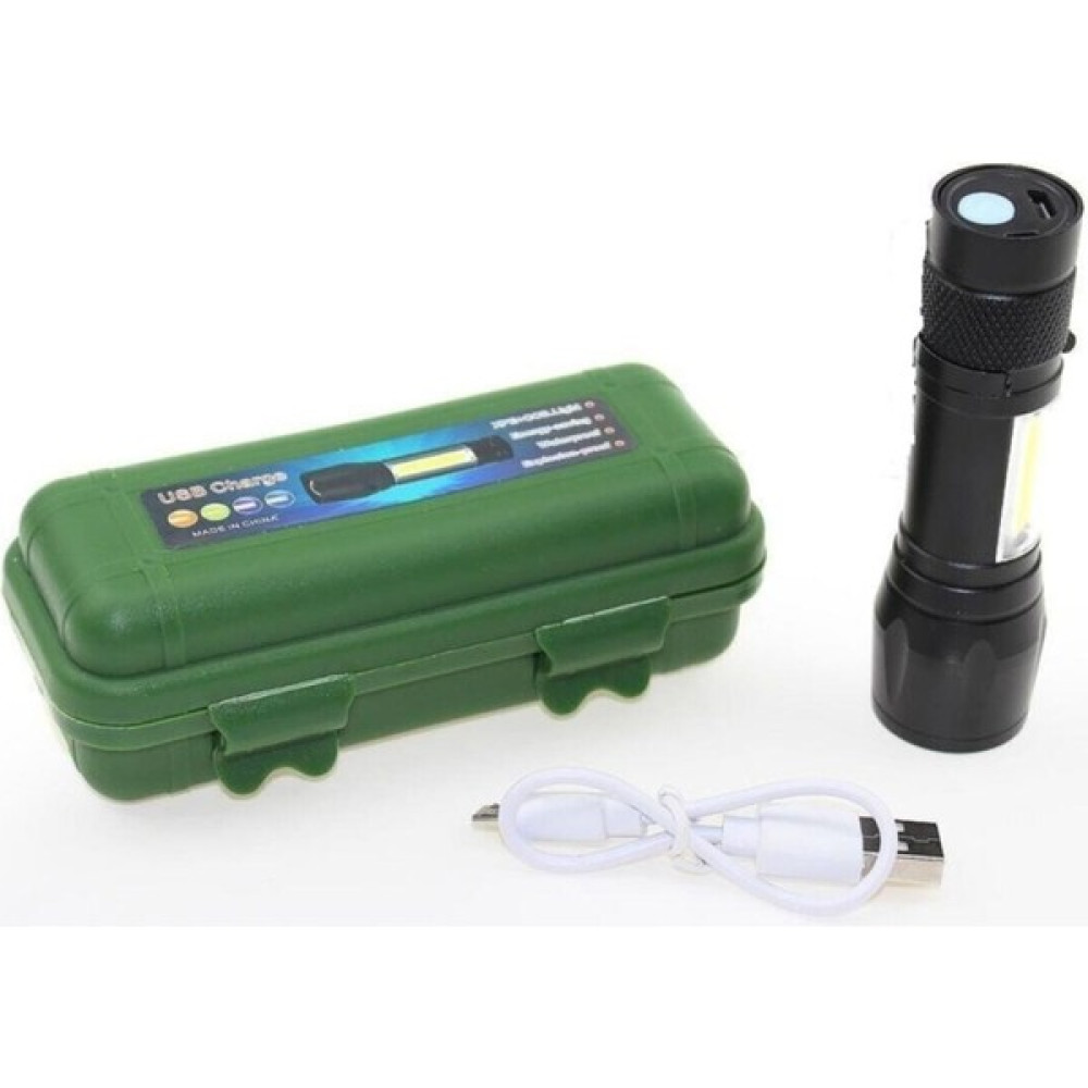 Ultrafire Taktikal LED USB Şarjlı Ultra Güçlü Mini Boy El Feneri - Siyah Oto Boyaları Fiyatı