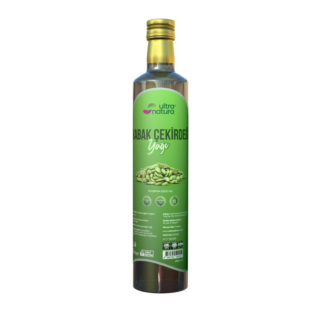 ultranatura Kabak Çekirdeği Yağı 250 ml Soğuk Sıkım Sağlık Fiyatı