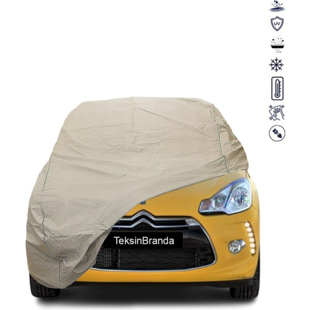ULTRASHOP Citroen Ds3 (2009 - 2016) Araba Brandası Su Geçirmez Branda Miflonlu Premıum Oto Branda - Tam Branda Oto Boyaları Fiyatı