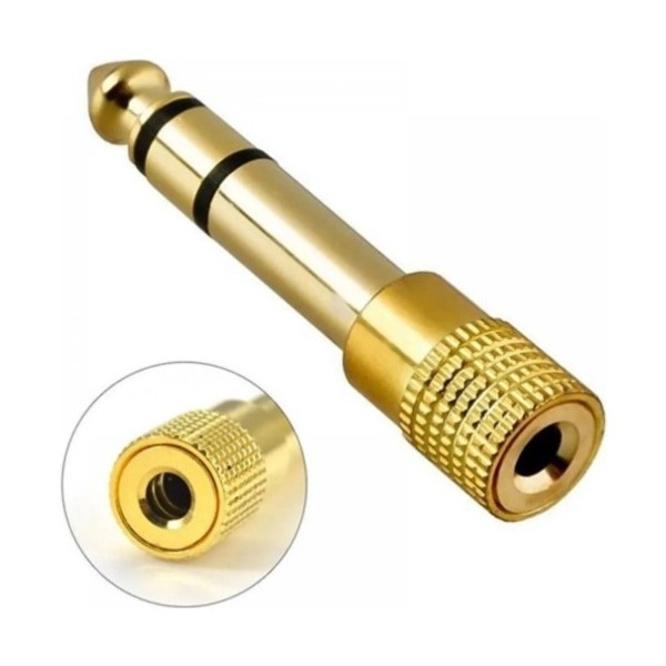 UltraTekno 6.5 mm To 3.5 mm Çevirici Dönüştürücü Piyano Amfi Ses Sistemi Uyumlu Jack Adaptör - Gold Bluetooth Hoparlör Fiyatı