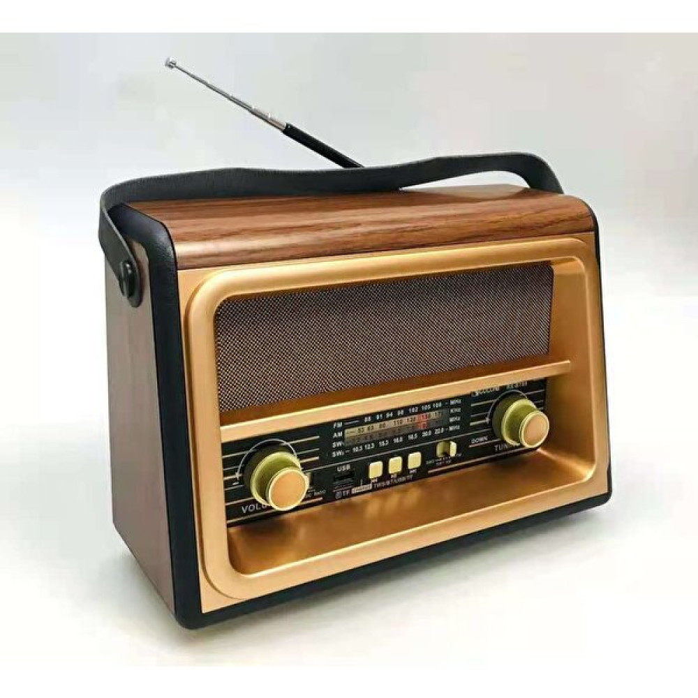 Ultratekno Ahşap Eskitme Nostaljik Radyo - Açık Kahverengi Alarmlı Saatler & Radyolar Fiyatı
