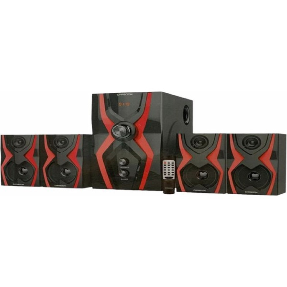 Ultratekno Bluetoothlu 4+1 Dijital Ekran Radyolu USB Tf Destekli Ses Sistemi 52 Watt - Siyah Ev Sinema Receiverları Fiyatı