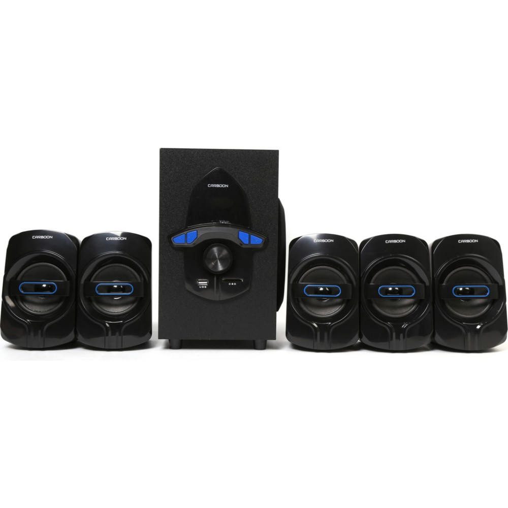 UltraTekno Carboon Serisi TS-52 Bluetoothlu 5+1 Dijital Ekran Radyolu USB Ses Sistemi - Siyah Bluetooth Hoparlör Fiyatı