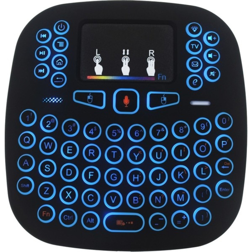 Ultratekno Işıklı Kablosuz Mini Klavye Smarttv Televizyon Ps3 Dokunmatik Mouse K38 - Siyah Oyuncu Klavyesi Fiyatı