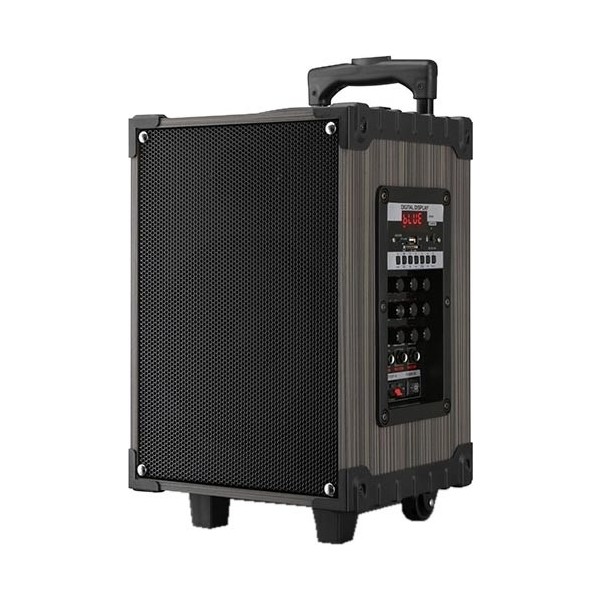 Ultratekno LT-908 Super Bass Şarjlı Mikrofonlu Hoparlör Sistemi - Ahşap Bluetooth Hoparlör Fiyatı