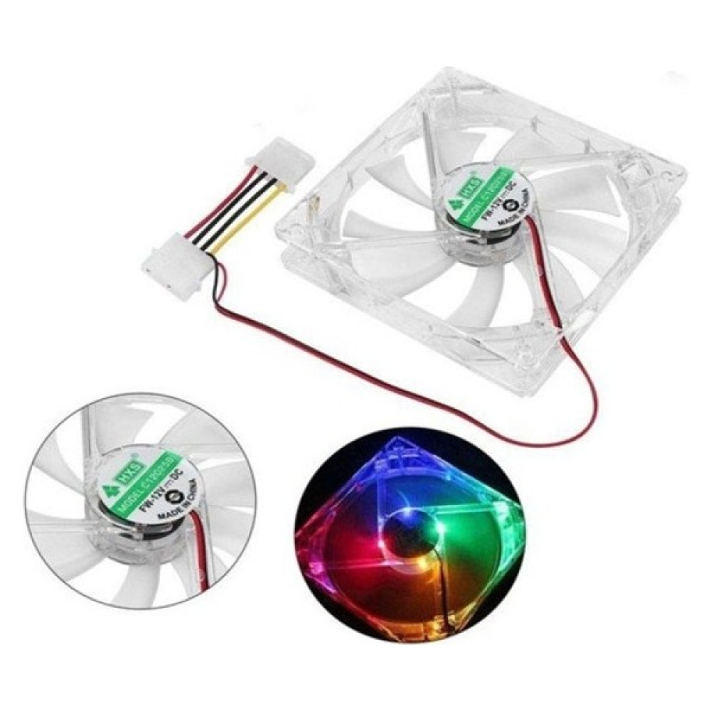 Ulu Bilgisayar 12V 12 cm Şeffaf Işıklı Kasa Içi Rgb Fan Molex Power Girişli Fan - 12CM Soğutucular Fiyatı