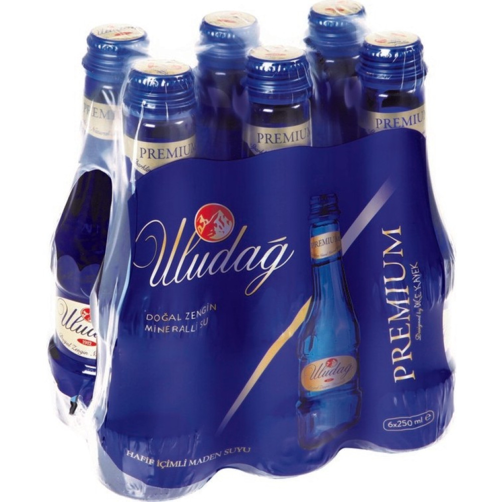 Uludağ Premium Soda 6x250 ml Doğal ve Katkısız Ferahlatıcı İçecek Su Fiyatı