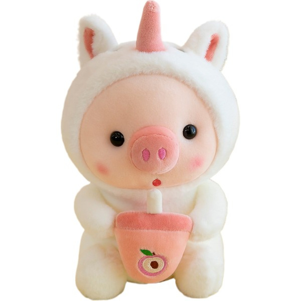 Umi 25CM Karikatür Hayvanı Sütlü Çay Domuzu Peluş Oyuncağa Dönüştü (Yurt Dışından) - 1 - 25cm (0,25kg) Oto Boyaları Fiyatı