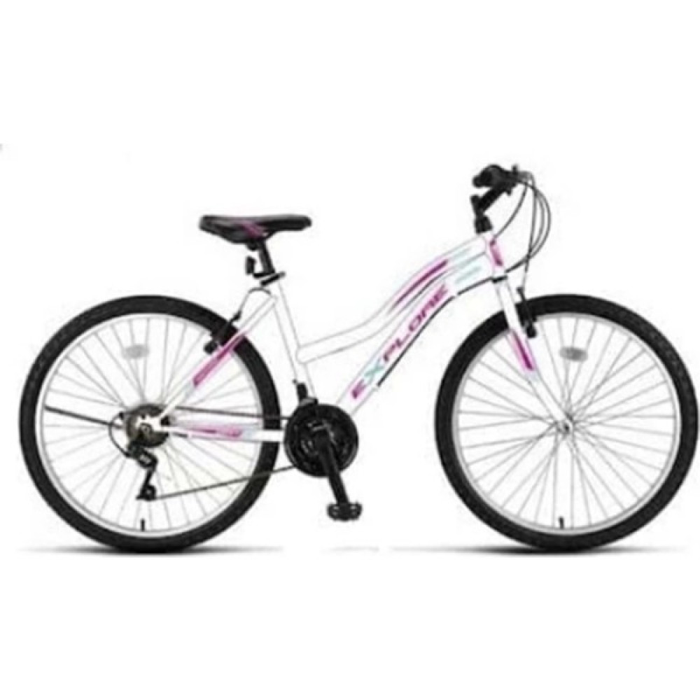 Ümit 2634 26 Explorer M-Mtb-V-21 Bayan Ümit Bisiklet (Beyaz-Pembe) Dağ Bisikletleri Fiyatı