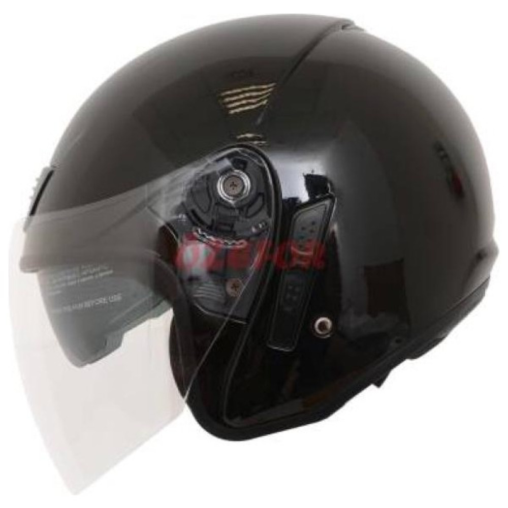 Ümit Beon - Çenesiz Vizörlü Yazlık Kask [B210] Siyah [l] - L Motorsiklet Kaskları Fiyatı