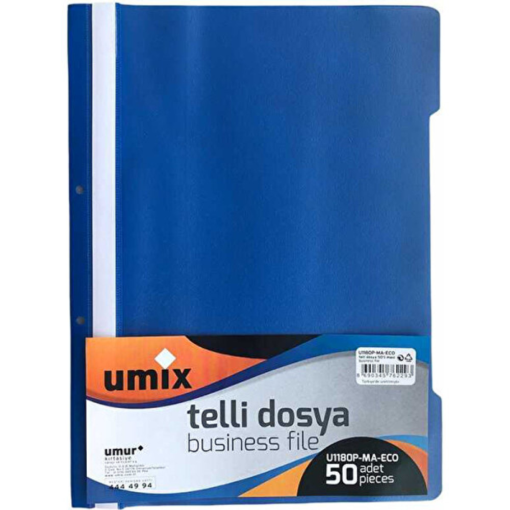 Umix 50 Li (1 Paket) Telli Ofis Büro Dosyası Dosya Fiyatı