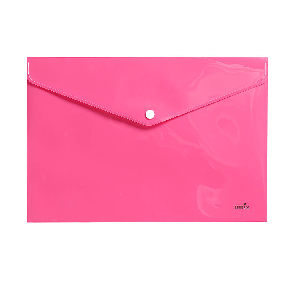 Umıx Çıtçıtlı Dosya A4 Neon Pembe Dosya Fiyatı