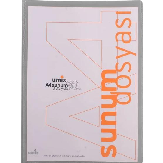 Umi̇x Standart 80'li Gri̇ Sunum Dosyası Dosya Fiyatı