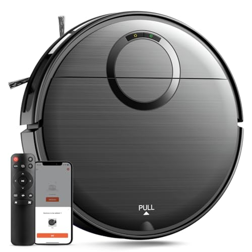 UMMUND Robot Vacuum and Mop Combo, 2 in 1 Mopping Robotic Vacuum Cleaner with Schedule, Wi-Fi/App/Remote, Max Suction 2000Pa, Self-Charging, Slim, Ideal for Hard Floor, Pet Hair, Low-Pile Carpet Robot Vacuums Fiyatı