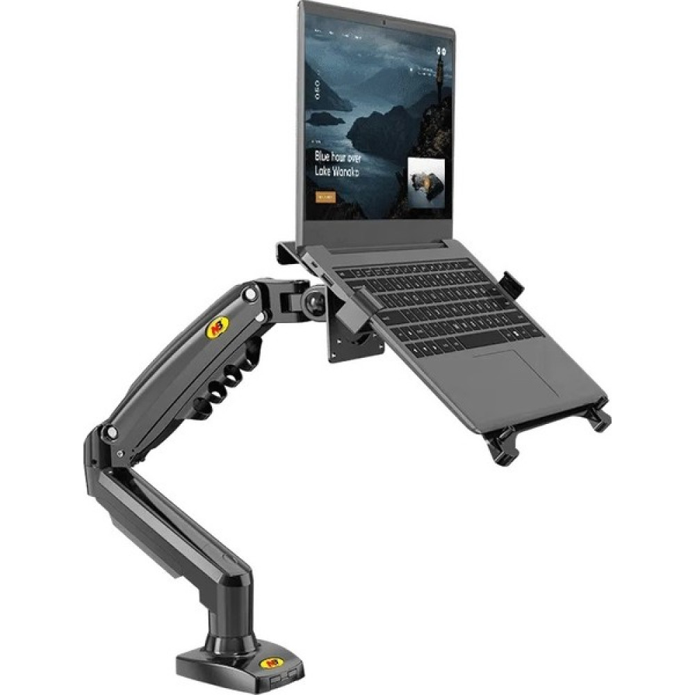 Umotech Nb F80-FP Amortisörlü 10"-17" Laptop Standı - 17-30"monitör Tutucu Ayarlanabilir Masaüstü Tutucu Profesyonel ve Yenilikçi Tasarım Monitör Aksesuarları Fiyatı