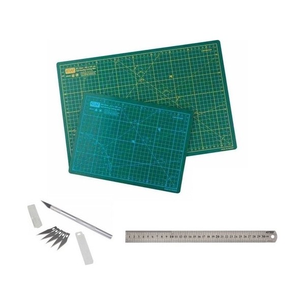 Ümraniye Hobi Sanat Ekonomik A3 Çift Taraflı Kesim Matı Seti 30 x 45 cm -2 Kretuar ve Çelik Cetvel SSD / Solid State Drive Fiyatı
