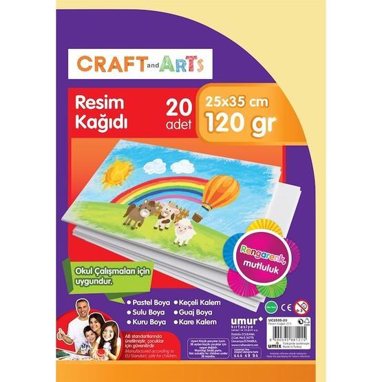 Umur 25x35 cm 20'li Resim Kağıdı