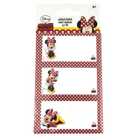 Umur Minnie Mouse 8x3 cm 24'lü Okul Etiketi