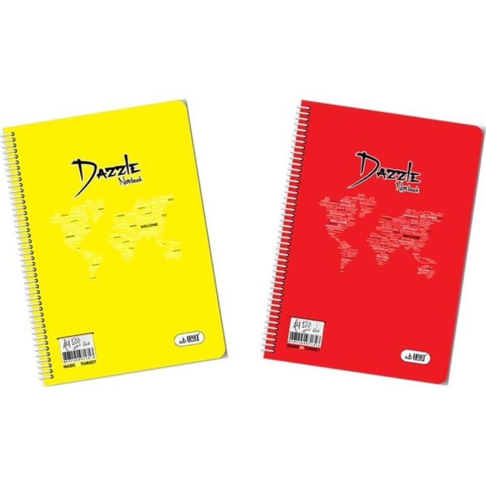 Umut Dazzle A4 Spiralli Defter Pp Kapak 96 Yaprak Kareli 2'li Spiralli Defter Fiyatı