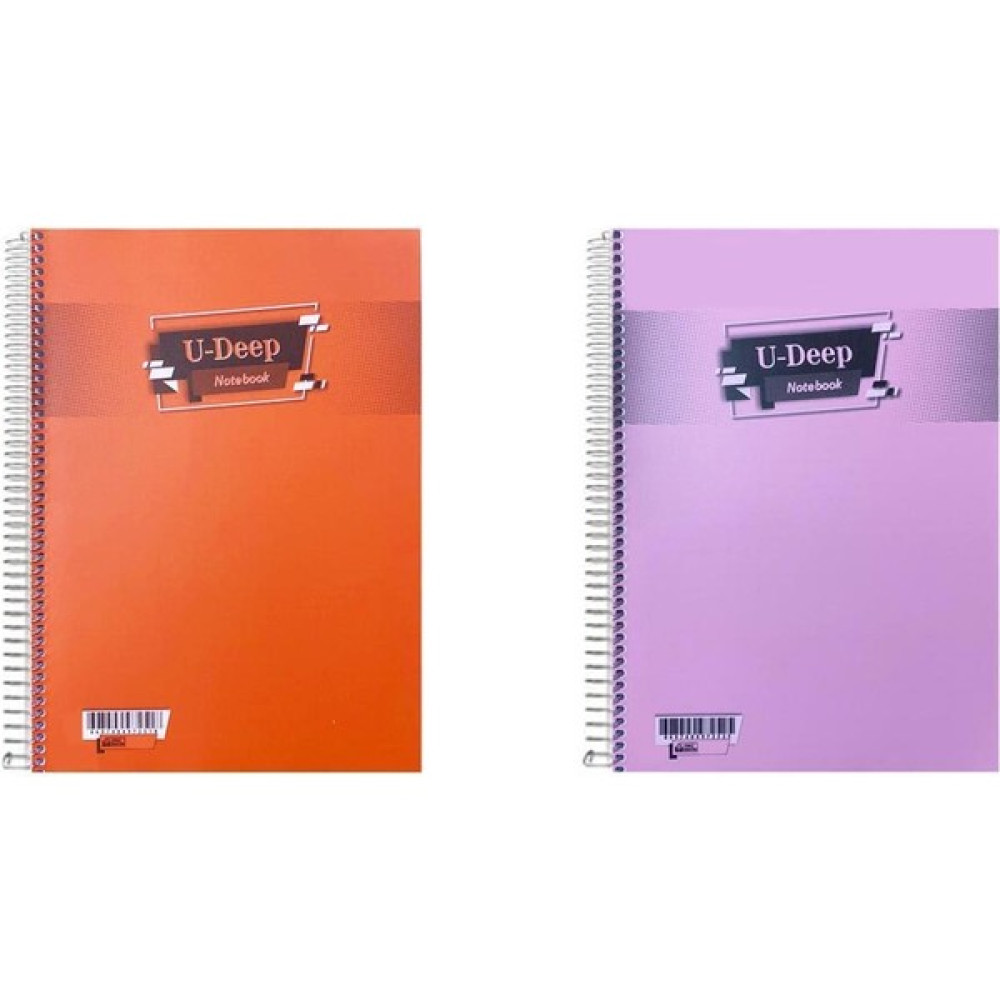 Umut U-Deep A4 Spiralli Defter Pp. Kapak 120 Yp. 1 Kareli + 1 Çizgili - Renkli Defter Fiyatı