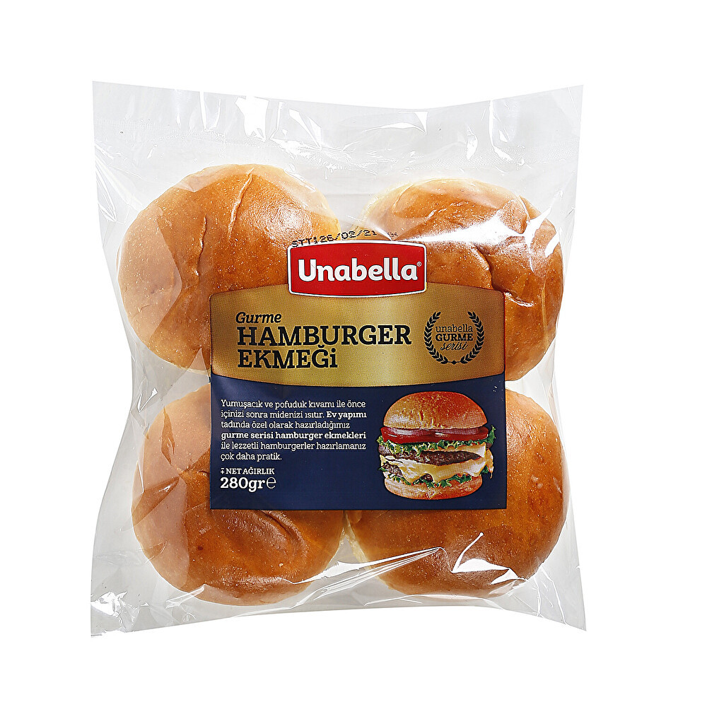 Unabella Gurme Hamburger Ekmeği 4'lü Unlu Mamüller Fiyatı