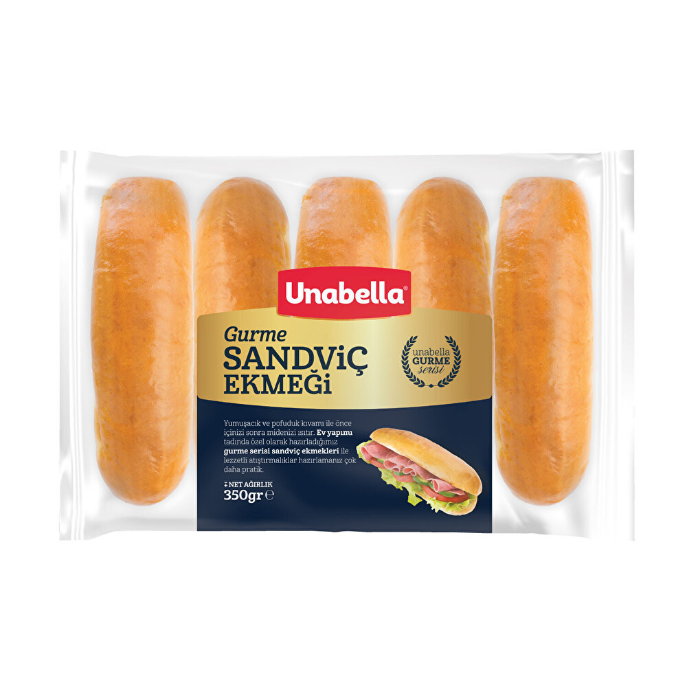 Unabella Gurme Sandviç Ekmeği 5'li 350 G Unlu Mamüller Fiyatı