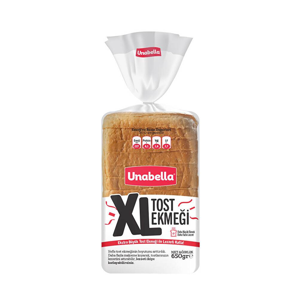 Unabella XL Tost Ekmeği 650 G Unlu Mamüller Fiyatı