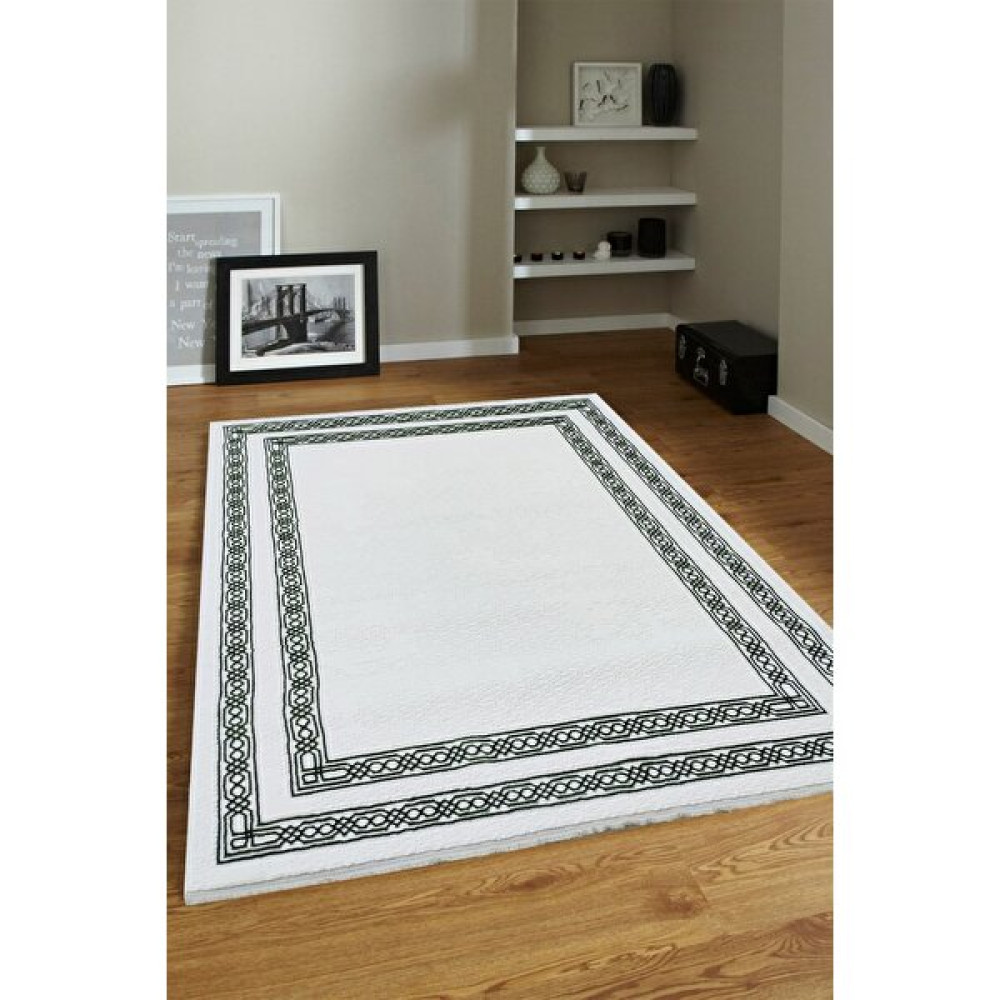 Ünal Carpet 4m2 - 6m2 Modern Kalın Sık Dokuma Salon ve Oturma Odası Halısı Antialerjik Hav Toz Vermez Gri - 160 x 230 cm - Açık Yeşil Salon Halısı Fiyatı