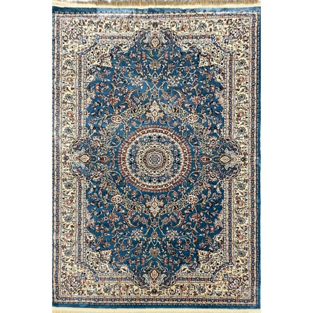 Ünal Carpet 4m2 - 6m2 Modern Kalın Sık Dokuma Salon ve Oturma Odası Halısı Yumuşak Doku Antialerjik Ipek Mavi - 160 x 230 cm Salon Halısı Fiyatı