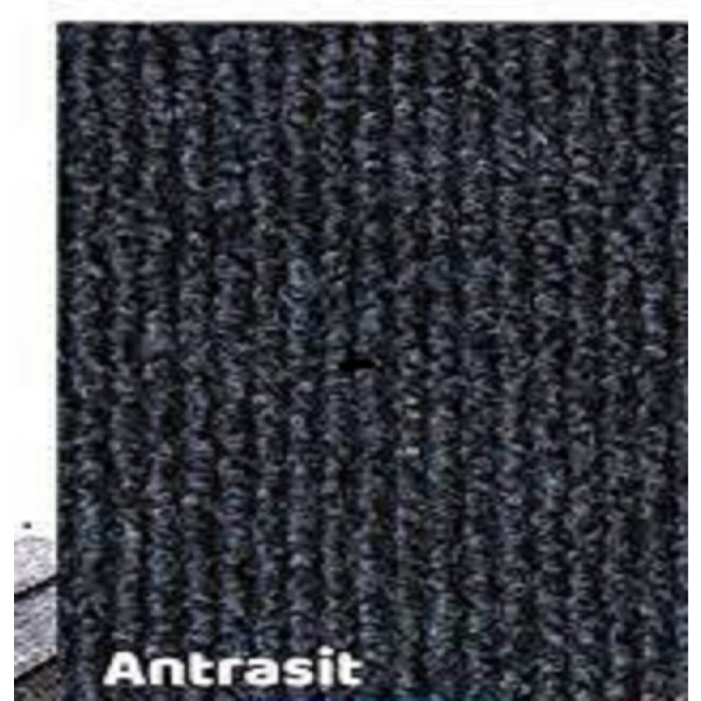 Ünal File Duvardan Duvara Halıfleks Ucuz Halıfileks Rip Fuar Halı - 100 x 50 cm - Antrasit Salon Halısı Fiyatı