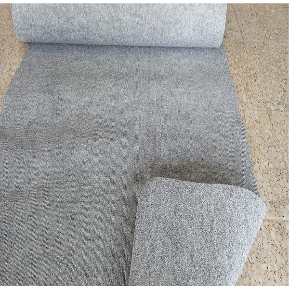 Ünal File Gri Renk Halıfleks Fuar Halıflex Rip Duvardan Duvara Halıfileks - 100 x 50 cm Salon Halısı Fiyatı
