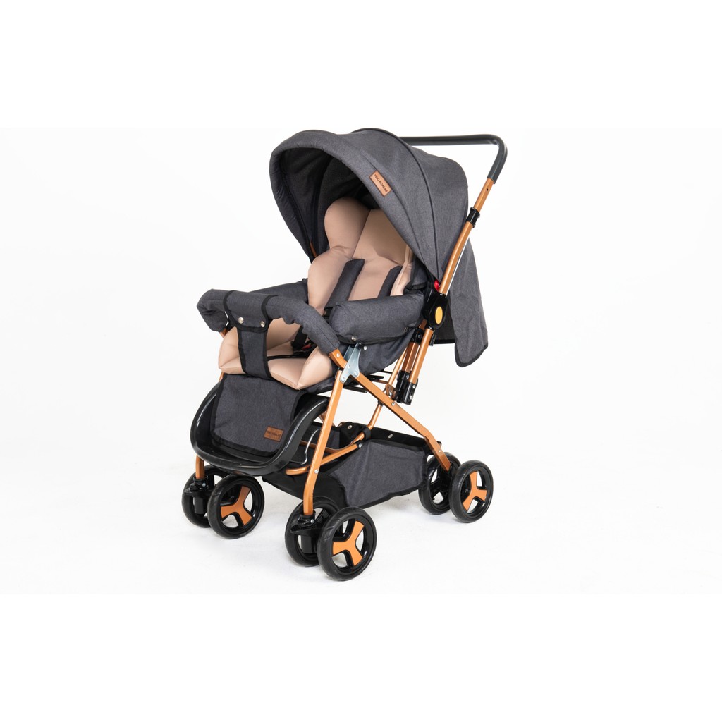 Ünal Two Koalas Çift Yönlü Katlanabilir Bebek Arabası - 0-18 kg Taşıma Kapasitesi, Active Gold Modeli - Antrasit Bebek Arabası ve Pusetler Fiyatı