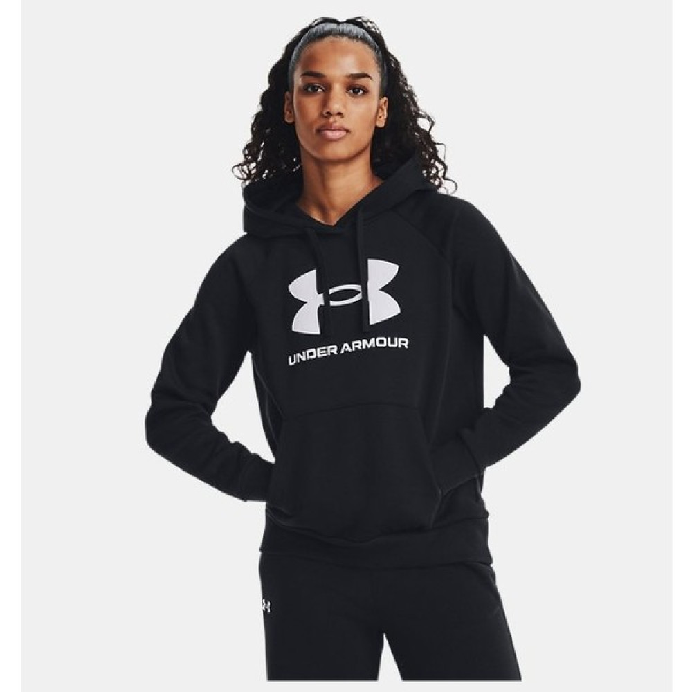 Under Armour Kadın UA Rival Fleece Big Logo Kapüşonlu Üst 1379501-001 T-Shirt & Sweatshirt (Outdoor) Fiyatı