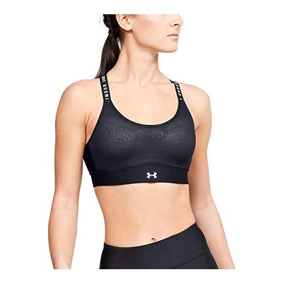 Under Armour UA Infinity Mid Siyah Kadın Spor Sütyeni