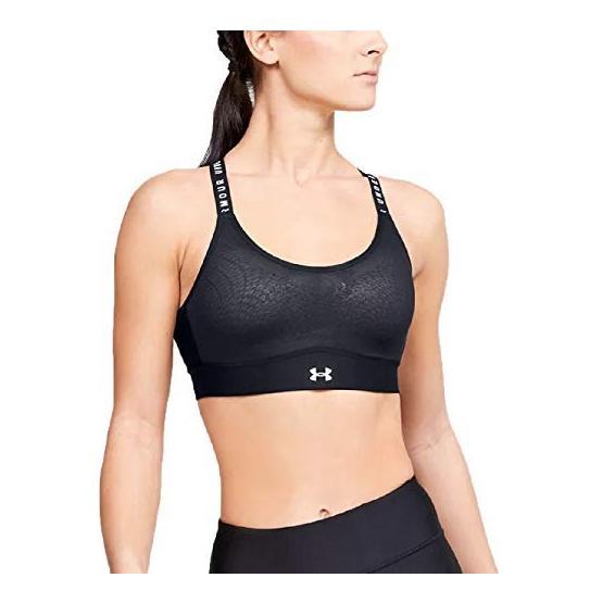 Under Armour UA Infinity Mid Siyah Kadın Spor Sütyeni