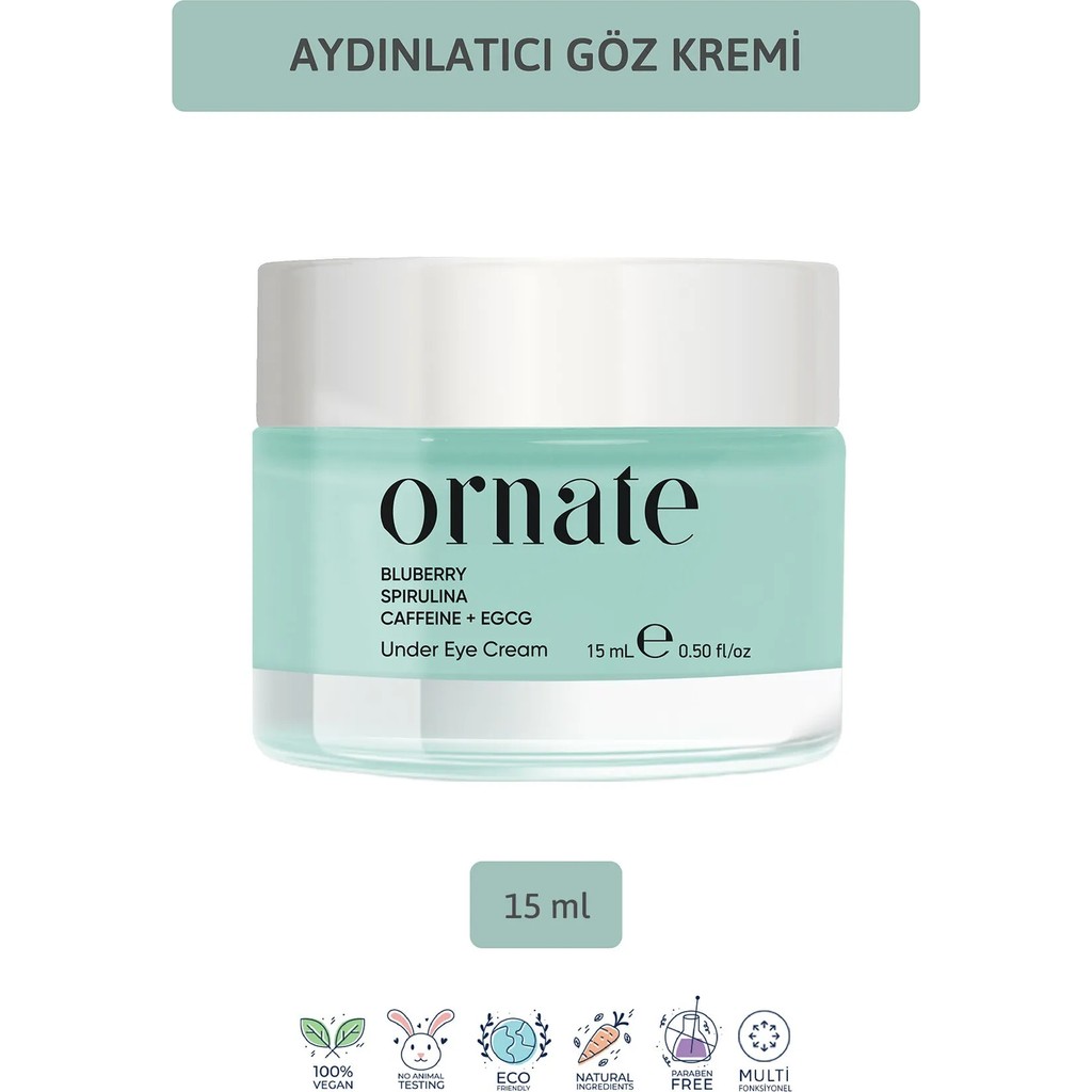 Under Eye Cream | Göz Altı Koyu Görünümü ve Yaşlanma Belirtileriyle Savaşan Nemlendirici Göz Kremi Caffeine %5 Göz Kremi Fiyatı