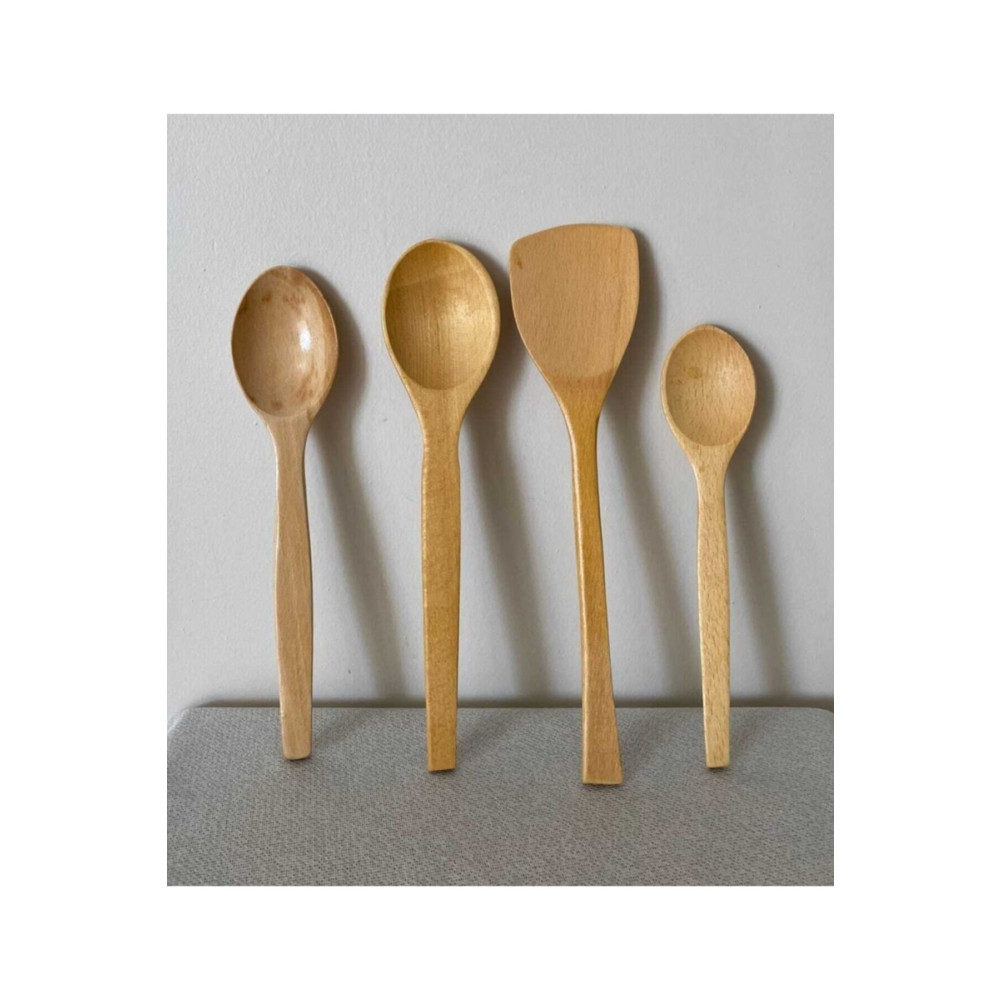 UNDERGROUND TRADE 4lü bambu Yemek Gereçleri - 4 Boy Bambu Kaşık - Tahta Kaşık.(23 Cm.-28 Cm.-32cm.) Çatal / Kaşık / Bıçak Takımları Fiyatı