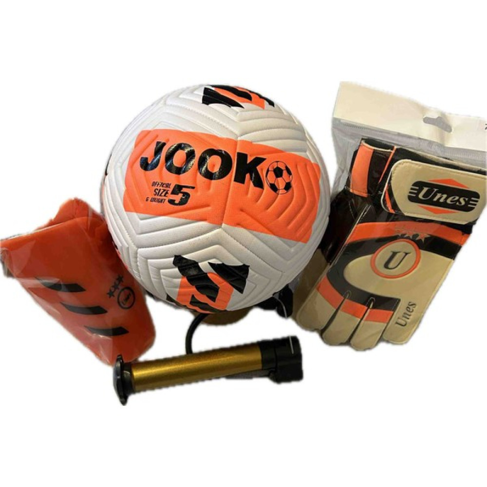 Unes Jooko Futbol Seti Futbol Topu-Kaleci Eldiveni-Tekmelik ve Pompa Hediyeli 3 Lü Set Toplar Fiyatı