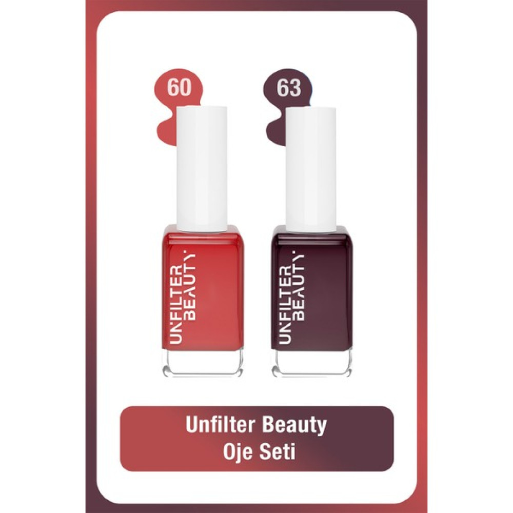 Unfilter Beauty No: 60 + No:63 Oje Seti Oje Fiyatı