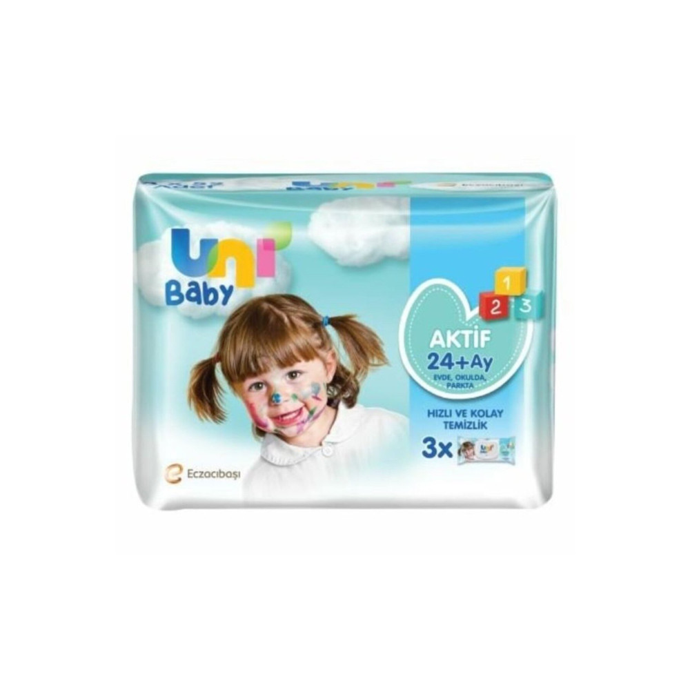 Uni Baby Aktif Oyna Öğren Islak Mendil 3 Lü (156 Yaprak) X 8 Adet Bebek Mendil-Islak Mendil Fiyatı