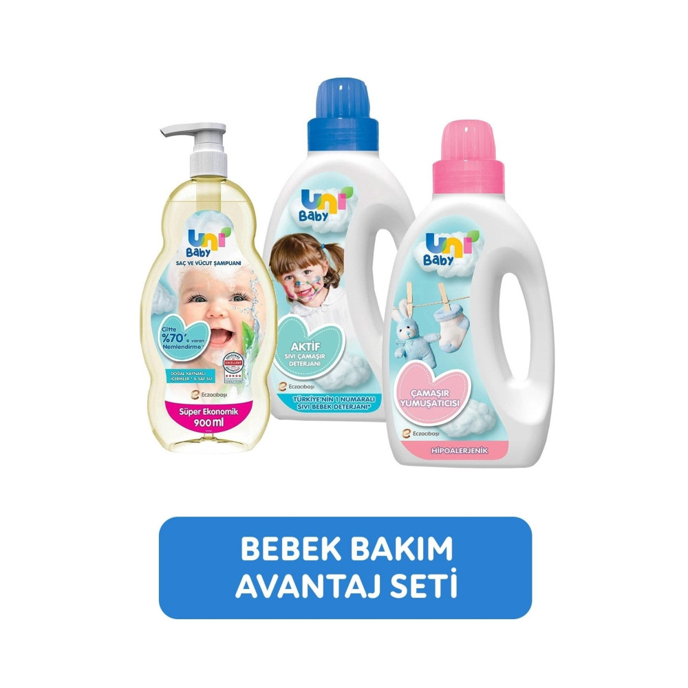 Uni Baby Bebek Bakım Avantaj Seti Bebek Şampuanı Fiyatı
