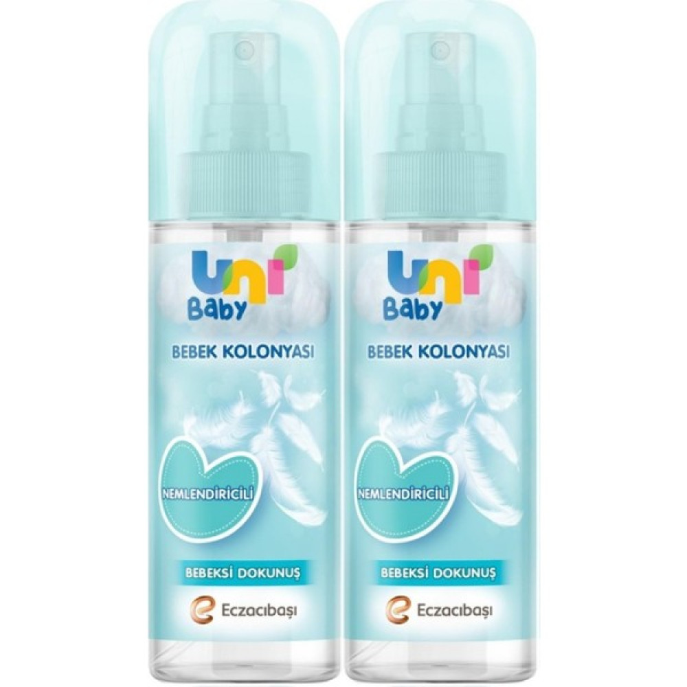 Uni Baby Bebeksi Dokunuş Bebek Kolonyası 150 ml 2 ADET - Şeffaf Bebek Kolonyası Fiyatı
