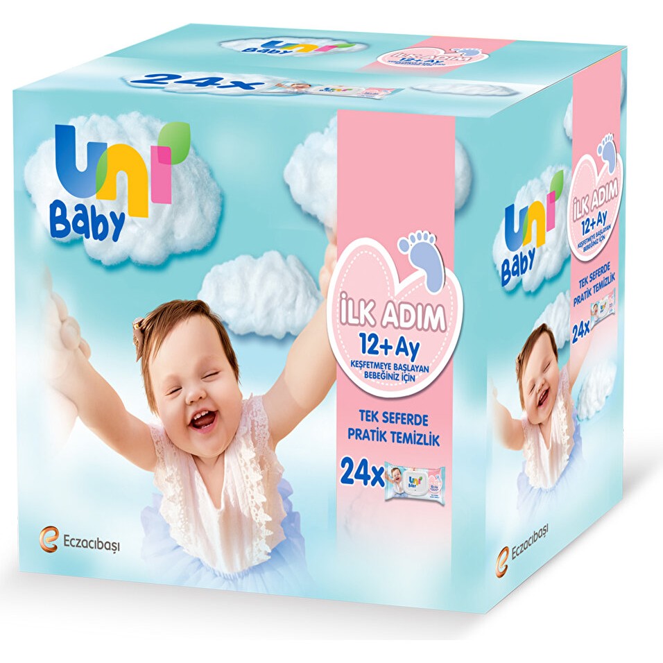 Uni Baby Ilk Adım Islak Mendil 24X52 Adet Bebek Mendil-Islak Mendil Fiyatı