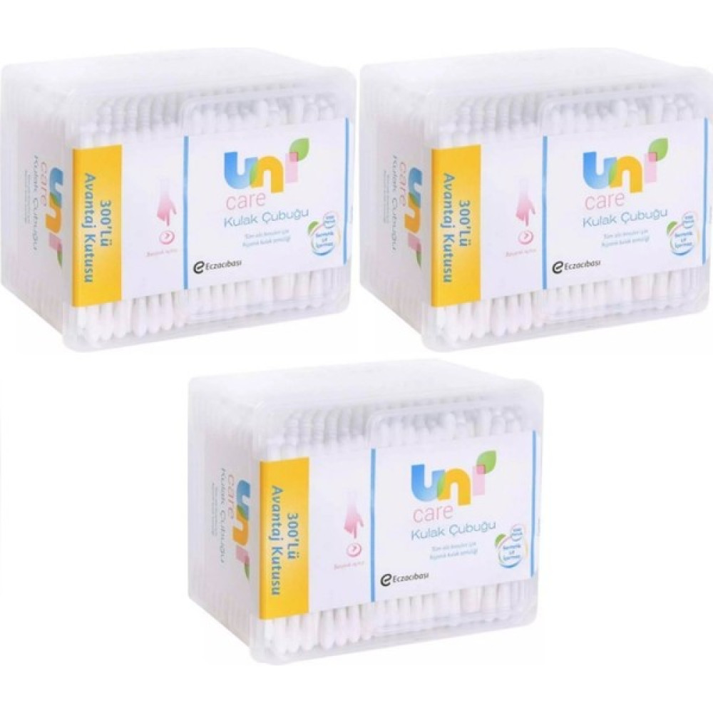 Uni Baby Kulak Temizleme Çubuğu 300 Adet Avantajlı Kutu (3 Lü Set) Oto Boyaları Fiyatı