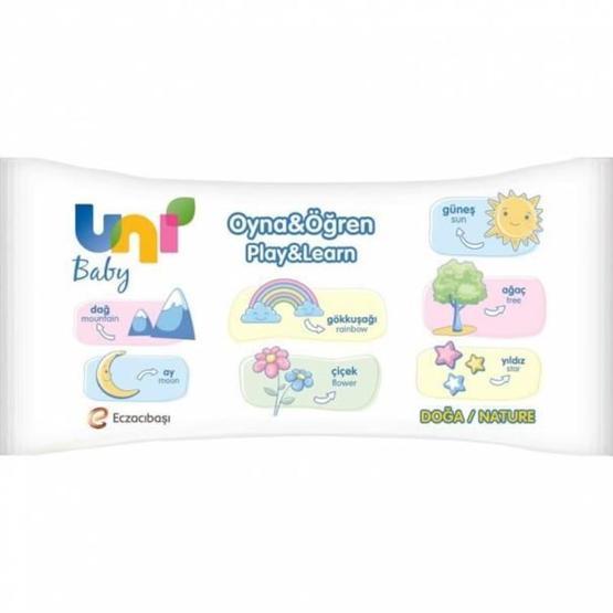 Uni Baby Oyna Öğren 52'li Islak Havlu