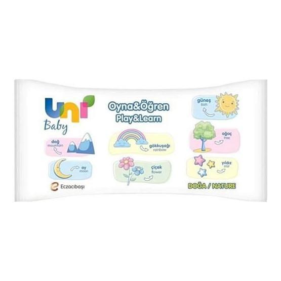 Uni Baby Oyna Öğren 52'li Islak Havlu